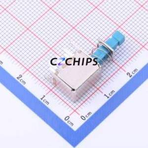 PS-22F03NC Pushbutton Switch Through hole Component (THT) Switch 2P2T 100000 10mm 24.5mm - Product Image 2