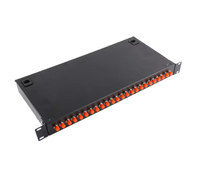Boîtier de terminaison fibre optique (FTTH) 24 ports en acier galvanisé, montable en rack, sans tiroir, 19 pouces, pour centre de données et télécommunications (ODF)