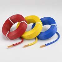 Câble souple BV personnalisable, isolé XLPO, gaine PVC, conducteur en cuivre toronné, fil électrique 1,5mm² 2,5mm² 4mm² Rouge