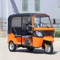 Tuk-tuk d'exportation : Tricycle à passagers à essence avec refroidissement vertical à eau
