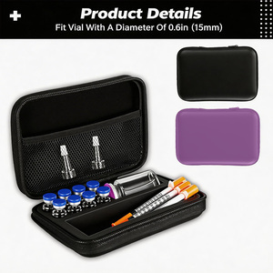 Borsa per Insulina <span class=keywords><strong>Dadu</strong></span> all'Ingrosso, 8 Scomparti, Porta Fiale da 3ml, Impermeabile, Antiurto, Resistente, in EVA - Product Image 1