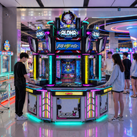 Pousse-pièces de type arcade pour parcs d'attractions, fabriqué en usine, avec garantie d'un an et vente en gros de machines de jeu