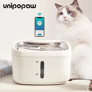 2.5L Tuya Dispenser air minum hewan peliharaan pintar, Dispenser air listrik WIFI cerdas, kontrol aplikasi, air mancur kucing otomatis dengan Sensor