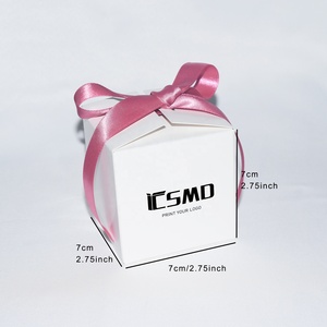 7cm Đồ chơi hộp giấy đặt hàng nhỏ chấp nhận có thể in màu đen cá nhân Logo tùy chỉnh các tông màu trắng gấp Hộp quà tặng cho đồ chơi sexy - Product Image 2