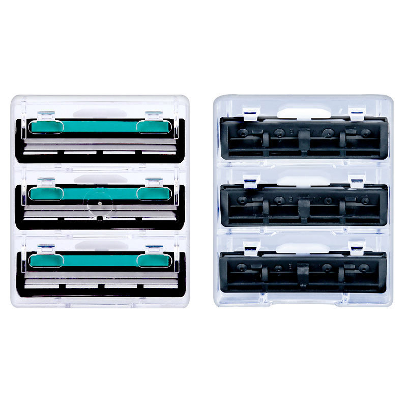 Двухслойное лезвие бритвы ручной мужские бритвы бритвенной головки башни