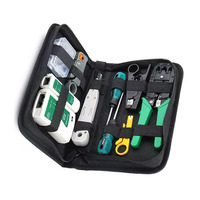 Kit d'outils d'entretien domestique OEM trois-en-un : Pince à crimpage pour connecteurs RJ45 et testeur de réseau