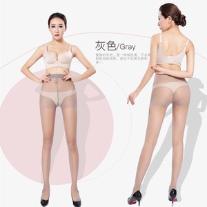 Women's Seamless T-Crotch Pantyhose Thin Sheer Black Light Skin Tone Shaping Anti-Snag Tights For Spring Summer - Product Image 4