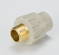 PN10 PN20 PPR Raccords PPR Femelle Fileté Coude tuyau raccords de plomberie Tee Coude Socket Vanne à boisseau sphérique en laiton