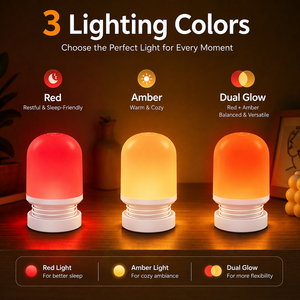 Lámpara de <span class=keywords><strong>Lectura</strong></span> LED 100% Libre de Luz Azul, Luz Nocturna Amigable con la Melatonina para Niños y Adultos, Mejora el Sueño, Iluminación Saludable - Product Image 3