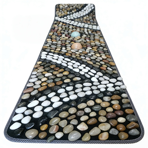 <span class=keywords><strong>Tapis</strong></span> de massage des pieds en pierre naturelle Rain Flower, antidérapant, réflexologie, <span class=keywords><strong>acupression</strong></span> des pieds - Product Image 2