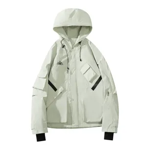 Style neutre épaissi coton Ski costume automne hiver Sports divertissement escalade vêtements femmes couleur claire ski vêtements - Product Image 5