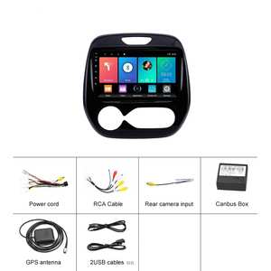 Lecteur multimédia de voiture Android 9 pouces <span class=keywords><strong>2</strong></span> <span class=keywords><strong>Din</strong></span> Navigation GPS pour Bluetooth USB Compatible Renault Captur <span class=keywords><strong>CLIO</strong></span> 2011-2019 Unité principale - Product Image 2