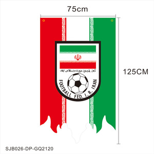 Drapeau suspendu personnalisé Équipe Nationale 2026 Flamme 75x125cm Bannière de supporter de football Décoration de fête de match Fourniture en gros - Product Image 6