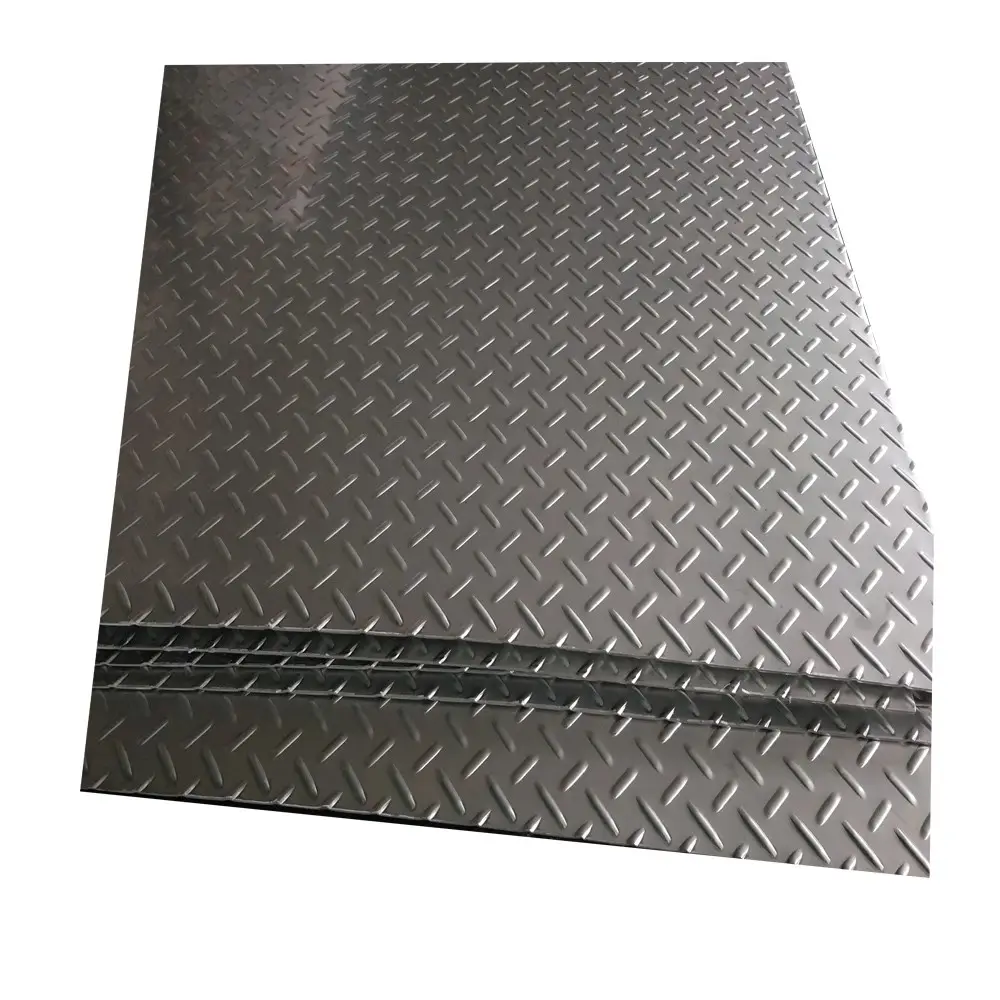 Piastra in acciaio Checker Chequer con motivo diamantato in rilievo in acciaio al carbonio