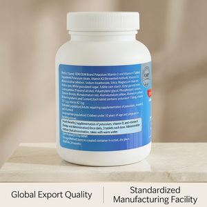 Tabletas de Vitamina D3 K2 de Marca Privada OEM, 5000 UI, para el Apoyo a la Salud Ósea y Cardíaca, Suministro al por Mayor de Fábrica ODM, Precio al por Mayor - Product Image 6