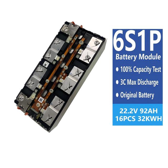 Xiho CATL 6S1P 22.2V 92Ah NMC Prismatic Lithium Ion Battery Module 32KWh 92Ah Anti-Explosion Protection Pack