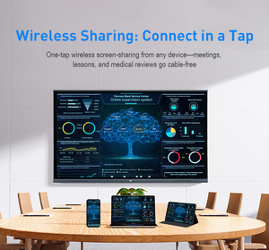 Focuseen TA-55E EU 65 inch 4K 40 điểm cảm ứng điện tử thông minh phẳng Bảng điều khiển inbuilt PC TV bảng tương tác bảng lớp - Product Image 5