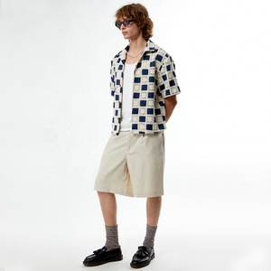 Produttore di <span class=keywords><strong>camicie</strong></span> a maniche corte <span class=keywords><strong>da</strong></span> <span class=keywords><strong>uomo</strong></span> di design personalizzato di alta qualità con bottone per <span class=keywords><strong>uomo</strong></span> - Product Image 3