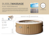 Spa gonflable rond INTEX 28426 & 28428 disponible en tailles pour 4 et 6 personnes