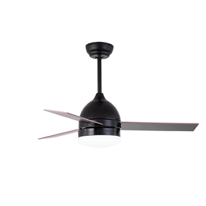 Nhà Máy Trực Tiếp Màu Đen 48 Inch Phòng Khách Phòng Giường Loft Khách Sạn Trang Trí Chiếu Sáng Quạt Trần Với Ánh Sáng - Product Image 4