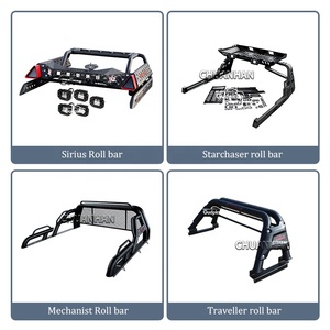 Benext Barra Antivuelco y Baca de Techo <span class=keywords><strong>4x4</strong></span> de Acero Inoxidable para Camionetas Chevy Silverado Colorado GMC Sierra - Product Image 4