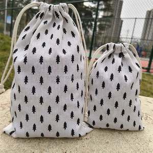 Sac en toile de coton bio avec cordon de serrage, petit sac à poussière, personnalisé avec logo, pour bijoux, chaussures, cadeaux, promotion - Product Image 3