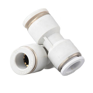 Raccord pneumatique à emboîtement rapide en plastique et laiton <span class=keywords><strong>de</strong></span> qualité supérieure, série PUC PC PG, avec surface lisse et connexion pour tuyau - Product Image 3
