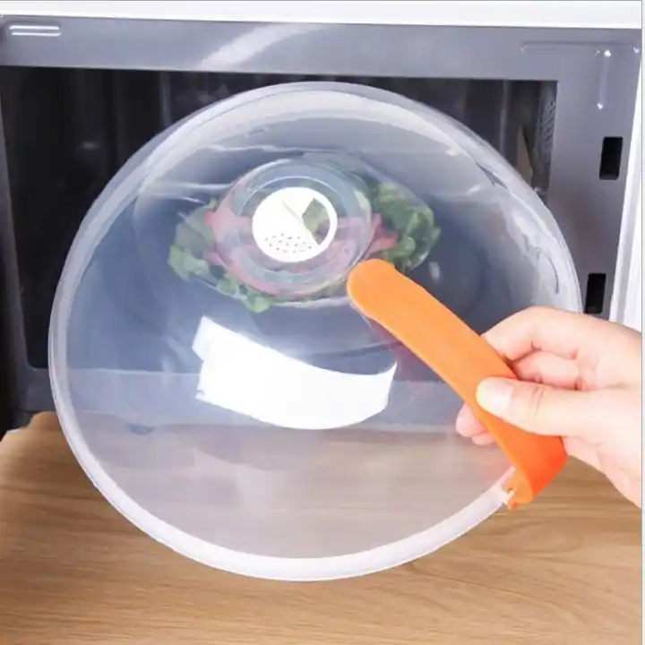 Source Heat Resistant 2 Functions BPA Free Round Collapsible Plastic Microwave  Food Dome Dish Plate Cover on m.