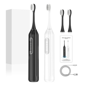 USB Rechargeable 2-in-1 Teeth Whitening Vibrating Water IPX7 Waterproof Soft for Daily Oral Hygiene - Product Image 1