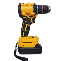 Taladro inalámbrico portátil de 21V, pistola de mano combinada eléctrica inalámbrica con batería recargable para perforación de madera, conducción de tornillos