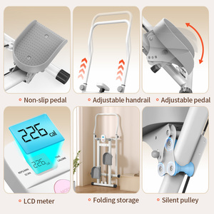 Máquina de Escalar Vertical Plegable, Escalador de <span class=keywords><strong>Ejercicio</strong></span> Cardiovascular con Rango de Paso Extendido, Escalador para Gimnasio en Casa - Product Image 4