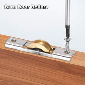 Rodillos de puerta de pantalla de fábrica, puerta corredera, polea de Metal, ruedas de ventana para puerta de pantalla de garaje - Product Image 4