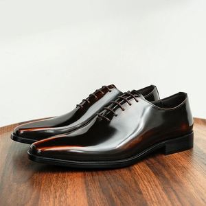 Nuevos Zapatos de Hombre Estilo Británico de Cuero Genuino con Cordones, Impermeables, Antideslizantes y Ligeros para Otoño, Casuales de Negocios y Formales - Product Image 6