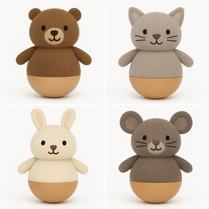 Venta directa de fábrica Tilting Doll Tumbler Juguetes para niños de 1 a 3 años Otros juguetes para bebés - Product Image 6