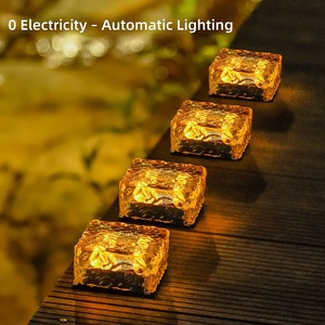ไฟ LED RGB พลังงานแสงอาทิตย์ สำหรับตกแต่งภูมิทัศน์และพื้นระเบียง กันน้ำ IP65 รับประกัน 1 ปี - Product Image 1