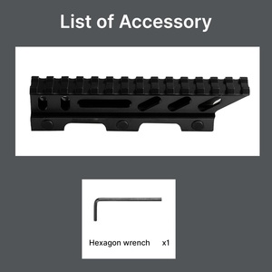 Soporte Elevador ACUMETA para Base de 20 mm con Longitud de 145 mm (Negro) - Product Image 5