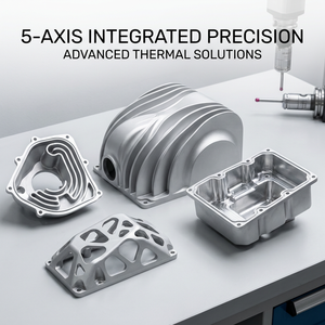 Boîtier d'ordinateur de bord en aluminium CNC avec dissipateur intégré à ailettes taillées, coque de refroidissement IP67, solution d'ingénierie tri-étanche, inspection à 100 % - Product Image 1