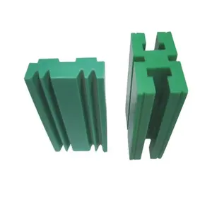 Wear resistant UHMWPE plastics chain guide rail for plastic machine parts PE Guide Wear strip