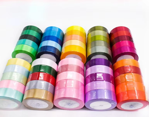 เอเวอร์กรีนแรป ขายส่ง ชุดริบบิ้นผ้าซาตินหลากสีขนาด 2.5 ซม. สำหรับตกแต่งคริสต์มาส ของเล่นเสริมพัฒนาการเด็ก งานประดิษฐ์ DIY - Product Image 6