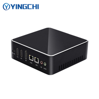 Mini PC YINGCHI Openciaw Ai N100 DDR4 avec stockage M.2, processeur quadricœur, 8 ports USB, affichage 4K, 2 ports Ethernet LAN, ordinateur de bureau compact X86