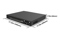 Appliance de pare-feu MAITUO Network OPNsense/Pfsense, processeur Intel Atom C3758R, RAM DDR4 64 Go, EMMC, serveur en rack 1U, ordinateur industriel ODM