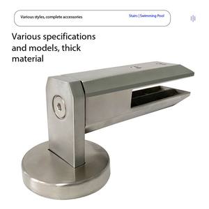 Collier <span class=keywords><strong>de</strong></span> <span class=keywords><strong>fixation</strong></span> en acier inoxydable pour verre <span class=keywords><strong>de</strong></span> piscine, montage latéral, 90 degrés, <span class=keywords><strong>sans</strong></span> <span class=keywords><strong>perçage</strong></span>, accessoire pour escalier, <span class=keywords><strong>fixation</strong></span> <span class=keywords><strong>de</strong></span> poteau <span class=keywords><strong>de</strong></span> main courante. - Product Image 6