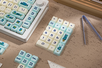 Akko Cute Keycaps Lemon Bear Set Profile OEM Key Caps Custom Keycaps Clavier mécanique PBT
