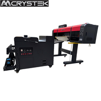 Nouvelle imprimante DTF A1 60 cm 2025 avec double tête Epson I3200, agitateur et four de séchage, encre de sublimation, machine DTF automatique pour T-shirts