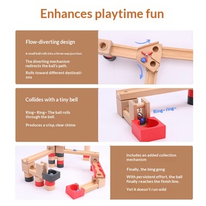 Jeu de piste à billes pour enfants, très populaire, jouet interactif parent-enfant, entraînement à la concentration, ensemble de jeu éducatif pour garçons et filles - Product Image 2