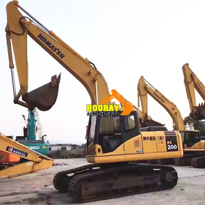 รถขุดตีนตะขาบขนาดใหญ่ Komatsu PC200-7 ปี 2018 มือสอง น้ำหนัก 20 ตัน เครื่องยนต์ Komatsu SAA6D102E-2 107KW สภาพดี - Product Image 1