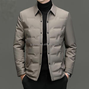 Giacca invernale da uomo spessa, piumino caldo Casual, apertura con cerniera traspirante prezzo all'ingrosso sconto, alla moda - Product Image 4