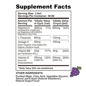 Consegna Rapida, Etichetta Privata OEM, Integratore Liquido di Magnesio, Gocce di Magnesio Complesso <span class=keywords><strong>con</strong></span> Omega-3, <span class=keywords><strong>Vitamina</strong></span> B6 e <span class=keywords><strong>D3</strong></span> per il Sonno - Product Image 2