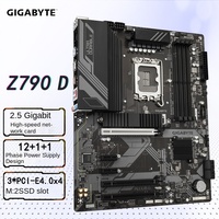 Carte mère d'ordinateur de bureau G1GABYTE Z790-D Intel LGA1700 Socket DDR4 ATX PCIe5.0 X16 Nouvelle double bande 128 Go de RAM