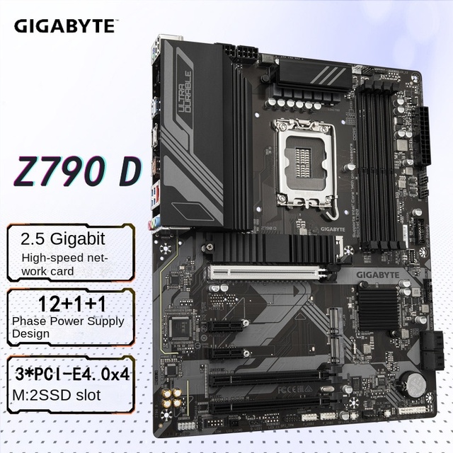 G1GABYTE Z790-D Intel LGA1700 Socket Desktop Computer Motherboard DDR4 ATX PCIe5.0 X16 New Double Channel 128GB RAM